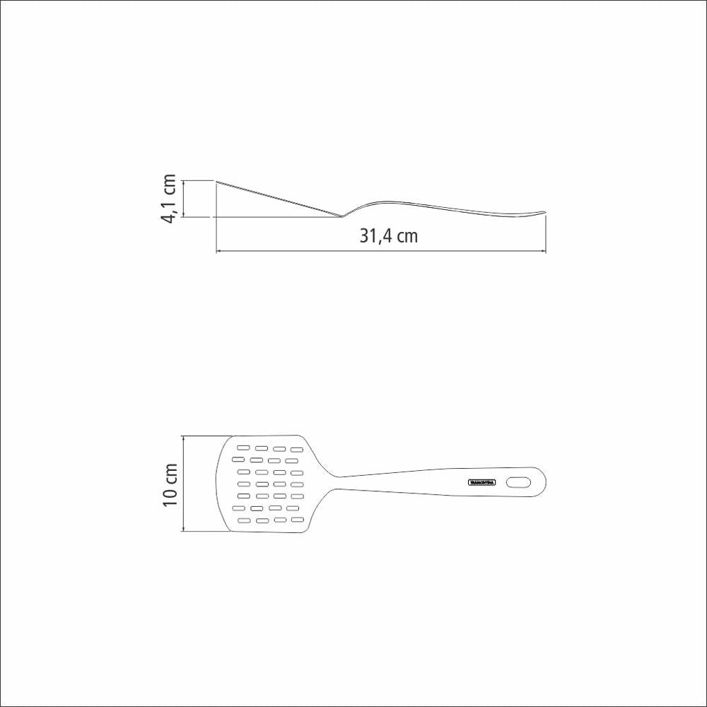 Kit Cozinha Allegra Aço Inox Fundo Triplo 9 Peças Com Utensílios - Tramontina