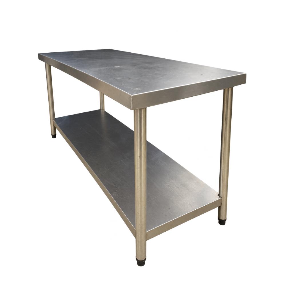 SEMINOVO - BANCADA DE APOIO TOTAL INOX  180 X 70 CM BA 1800/700 I - METALCUBAS