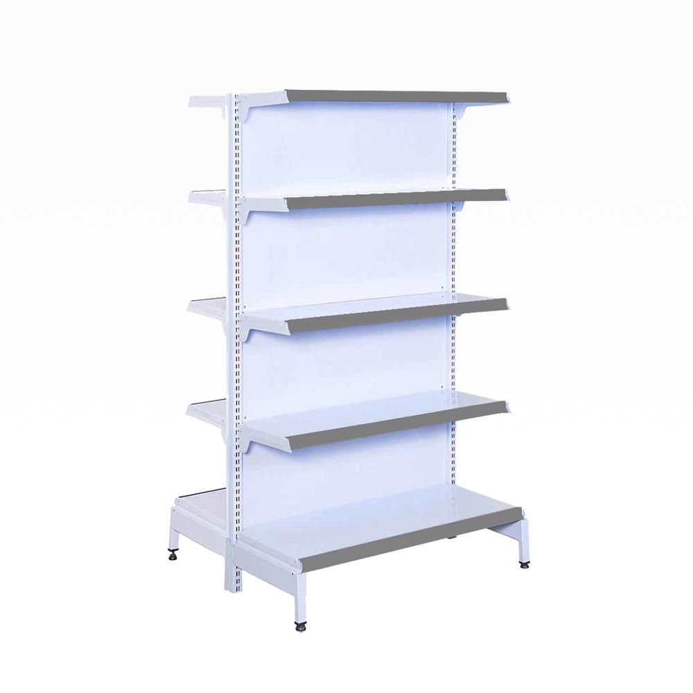 Gôndola Prateleira New Plus 1,70 Central Inicial GCI - Sa Gôndolas Porta Etiqueta Cinza