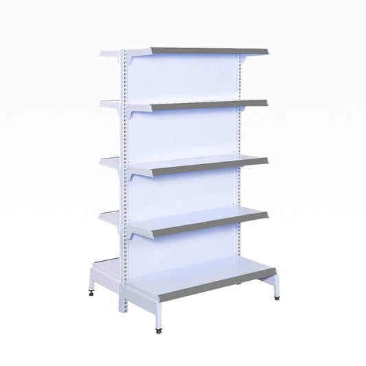 Gôndola Prateleira New Plus 1,70 Central Inicial GCI - Sa Gôndolas Porta Etiqueta Cinza