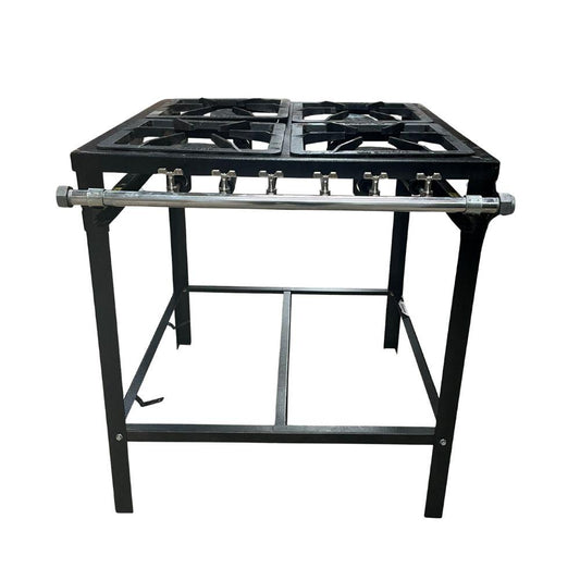 SEMINOVO - Fogão 4 Bocas 2 Duplas e 2 Simples Queimadores Ferro Fundido Baixa Pressão PMSD-42 G2 - Progás