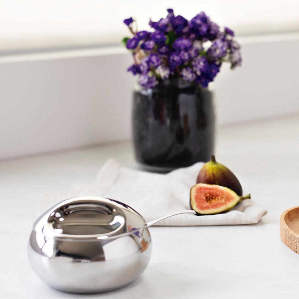 Açucareiro Porta Açúcar 320ml em Aço Inox com Colher - Tramontina 64400500