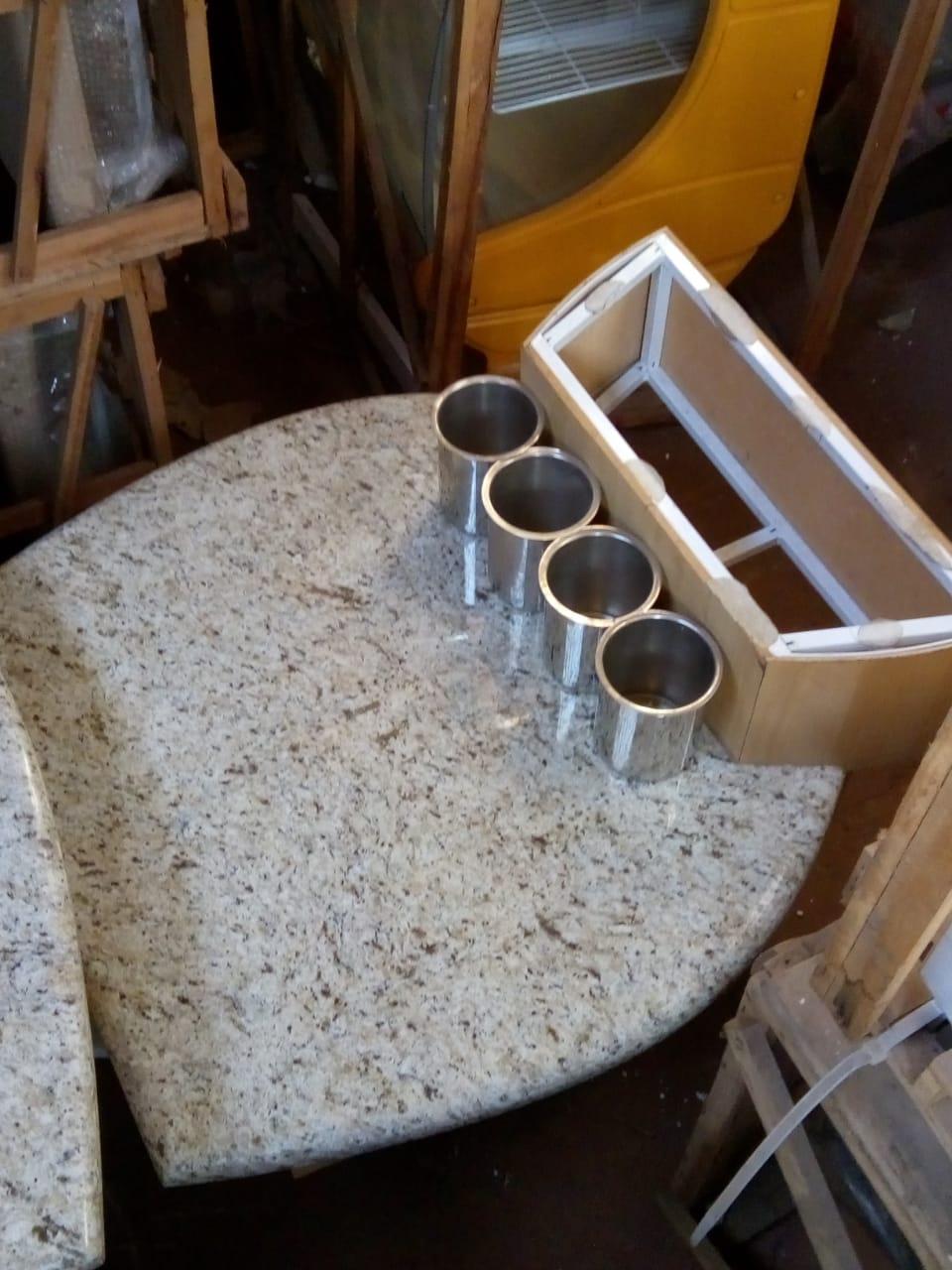 Semi - Módulo Pratos e Talheres 0,750 X 0,94 X 0,85 com 04 cubas, Fmpts75 - Friger