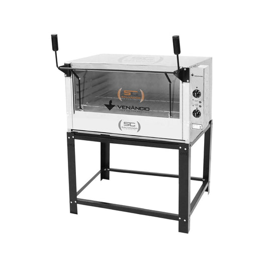 Forno Refratário Lastro Elétrico Roma Inox Feri90 Venâncio 220V