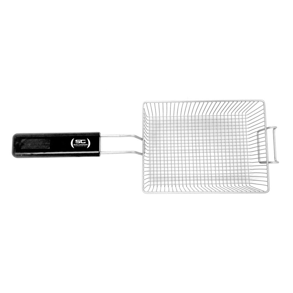 Cesto Pequeno Retangular Galvanizado Fritador Gfao18/30 - Metalcubas