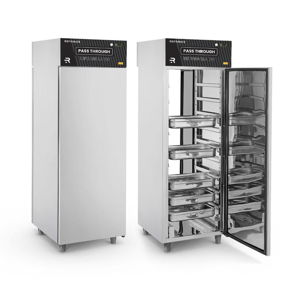 Pass Through Profissional Refrigerado 0 a 5ºc Inox 430 18 Gn 1/1 600 Litros PTR 600 220v - Refrimate