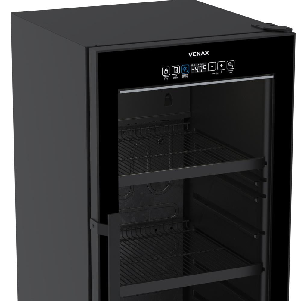 Cervejeira Top Light-in Touch Preto Fosco Slim 209L 0ºC a -6ºC EXPVQTLIN200 127V - Venax 31401