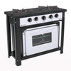Fogão Industrial 2 Bocas com Forno Bravo Branco Venâncio + 2 Caçarolas Tramontina Turim