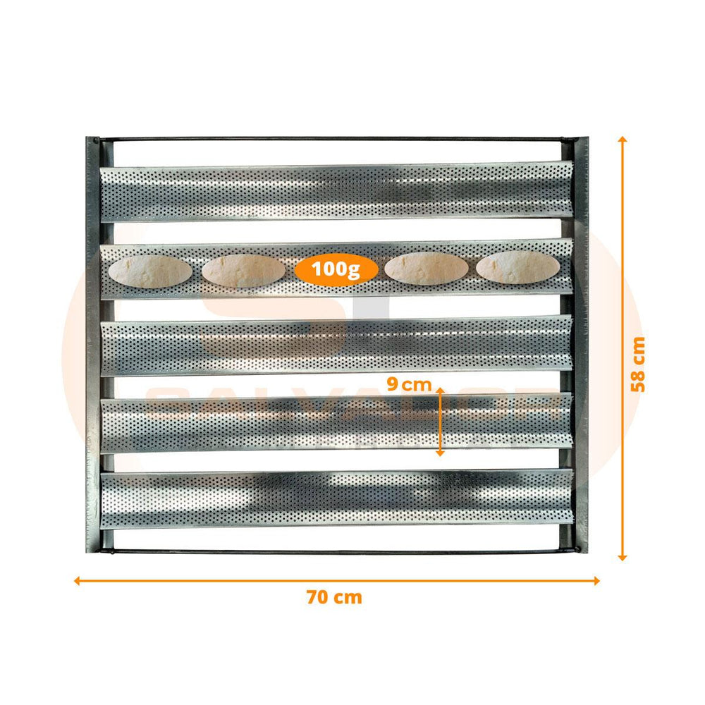 Kit 5 Esteiras 5 Tiras Para Pão Frances - Imeca