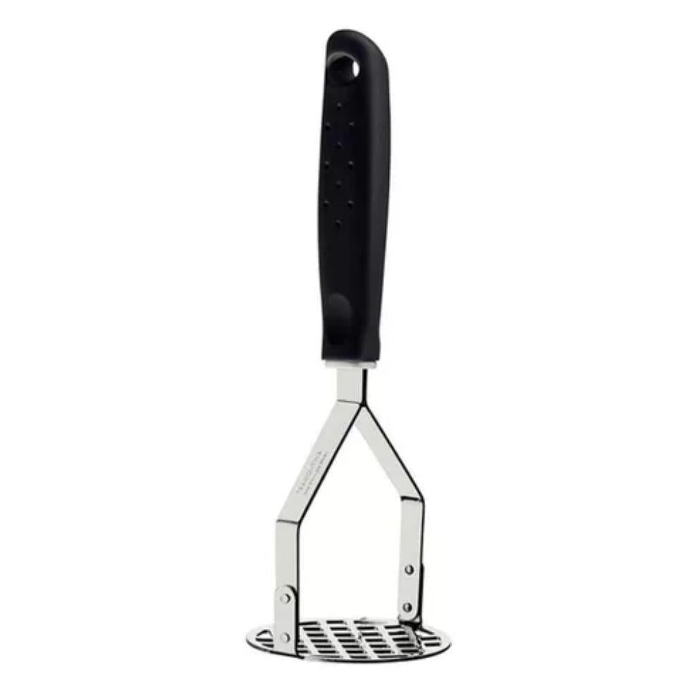 Jogo de Panela Pressão 6l Alumínio Antiaderente Preto Com Amassador Inox e Concha Tramontina