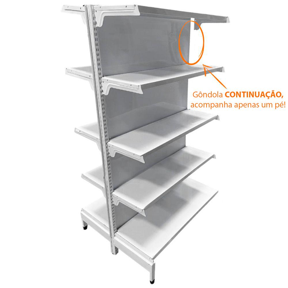 SEMINOVO - Gondola New Plus - 1,70mts Centro Continuacao 40x30