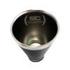 Copo Térmico Para Cerveja Chopp Gelado Em Inox 473ml Cqs 5748 Preto Com Tampa e Abridor - Malta