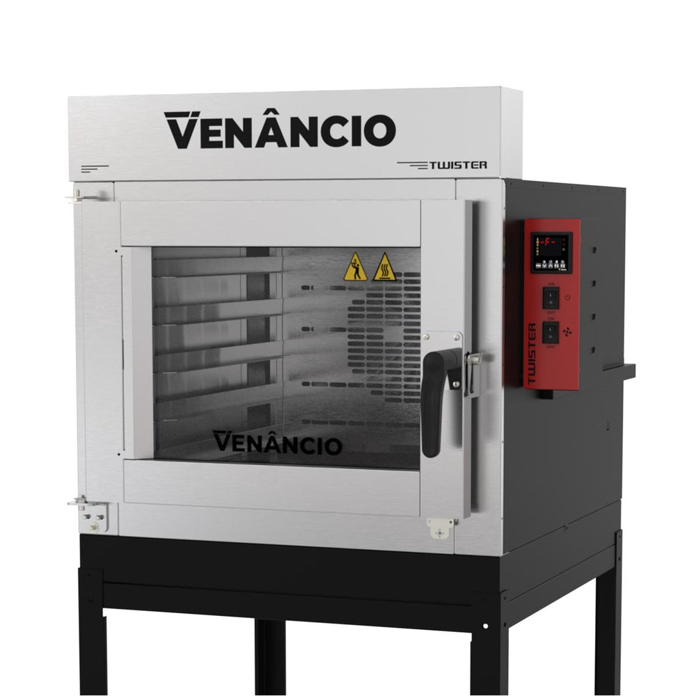Forno Turbo Elétrico Industrial 5 Esteiras Twister Externo Pintado FVT5EM 220V - Venâncio 57380
