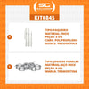 Kit - Faqueiro Premium 3 Peças + 1 Jogo de Panelas Inox Solar 6 Peças - Tramontina