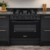 Fogão de Embutir 5 Bocas Picasso Line Preto Fosco Gás GLP Com Forno PCEL560 - Venax 30260
