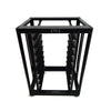 KIT - Mesa Bancada Cavalete de Apoio 8 Níveis CFCS Preto + 4 Assadeiras 35x35 - Venâncio