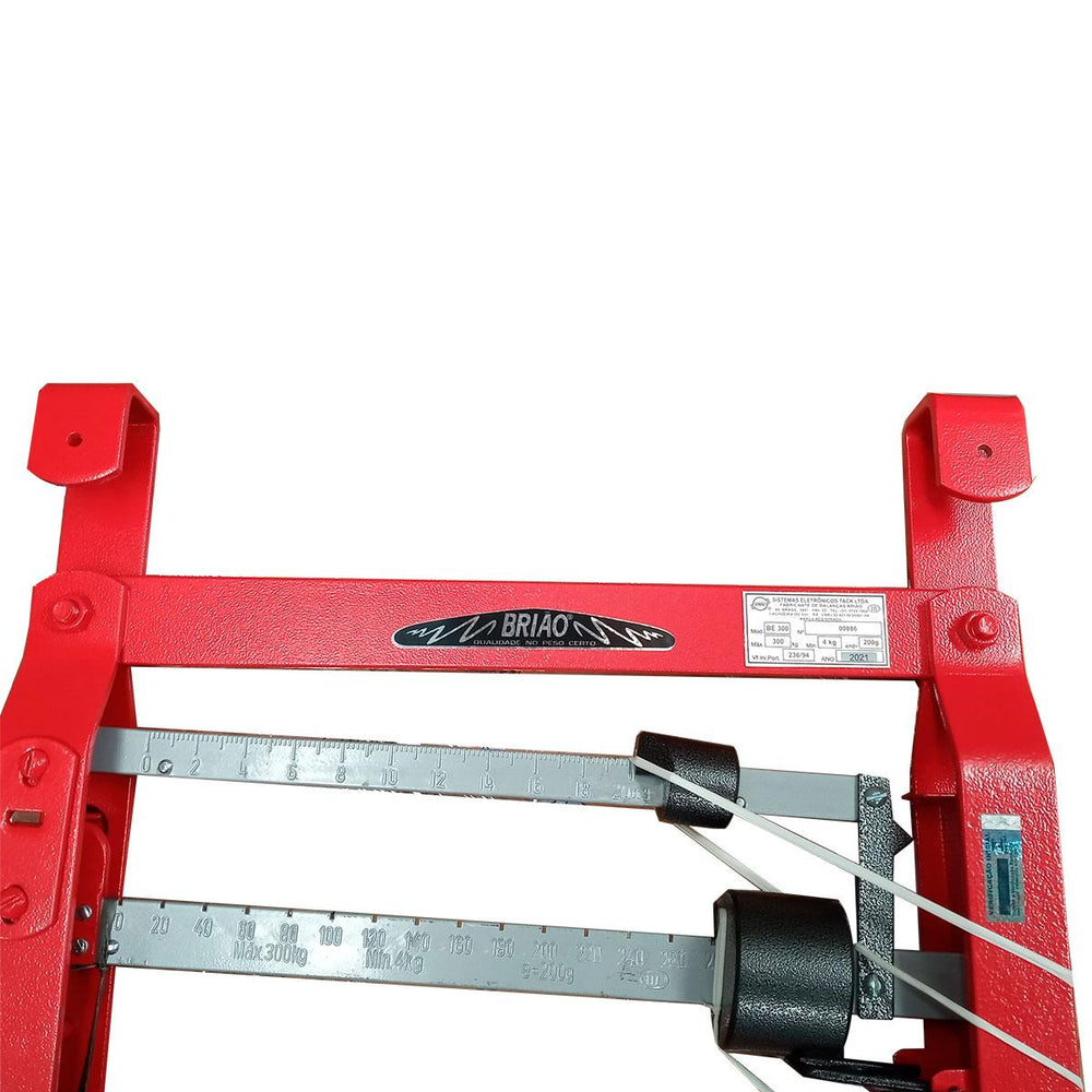 Balança Industrial Estadeira Manual para Frigoríficos e Açougues 300kg BE300 – Brião