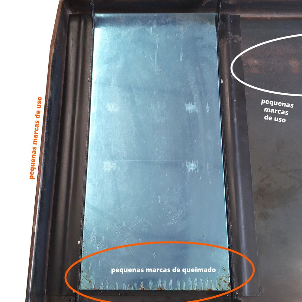 Semi - Chapa Bifeteira Elet Inox Mod 1400 C/ Prensa 220V CE140P - Venâncio