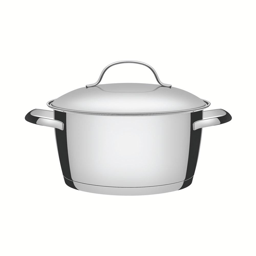 Panela Caçarola Funda Allegra Aço Inox Fundo Triplo 16 cm PITA9 1,5L - Tramontina 62654160