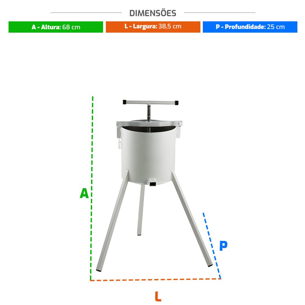 Prensa Torresmo Manual em Aço Carbono Pintura Epóxi  - Malta 3100056