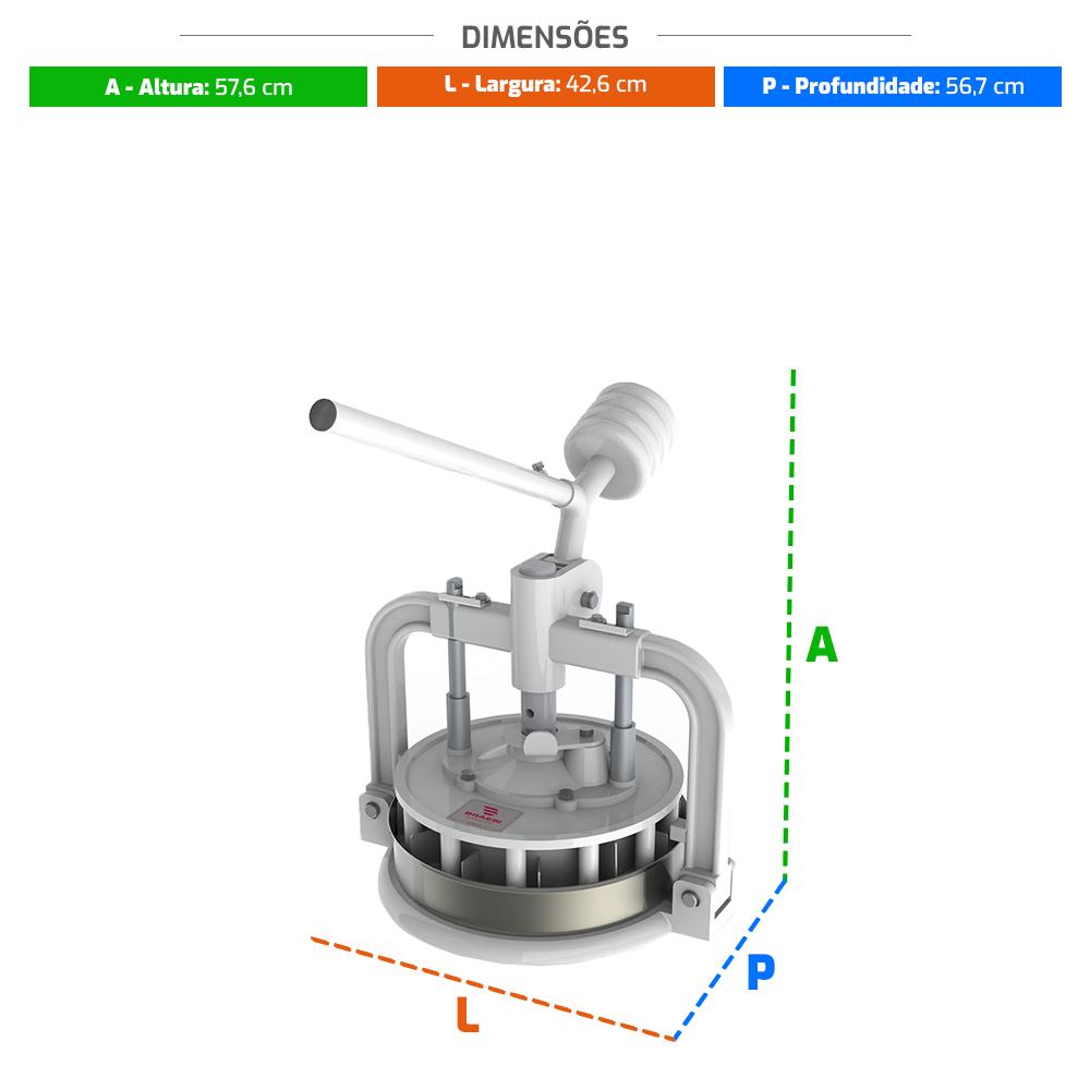 Divisora De Pães Industrial e Comercial 30 Divisões DVB-30N - Braesi B7291