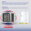 Forno Turbo Convector Vapor 5 Esteiras 75 Litros FCV35 - Gpaniz 220V