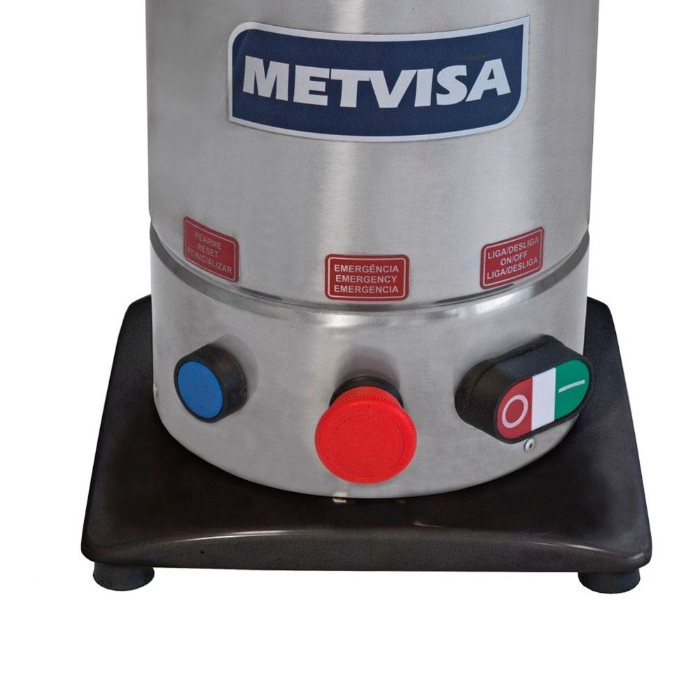 Multiprocessador de Alimentos 4 Litros Cutter Profissional 1/2 CV CUT.4 220V - Metvisa