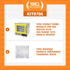 Kit - Forno Turbo Prp-004 Plus Digital 127v Amarelo + 4 Assadeiras - Progás