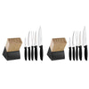 Kit - 2 Jogos de Facas Plenus Lâminas Aço Inox e Suporte de Madeira 6 Peças - Tramontina