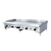 Chapa Americana Profissional 150cm a Gás 18mm Lisa Inox Com Pé Cgp150 - Venâncio