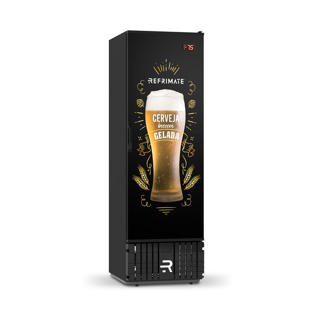 Cervejeira Visa Cooler Adesivada 570L Porta Sólida -7,5°C a +2ºC VCCE570PSA 220V - Refrimate
