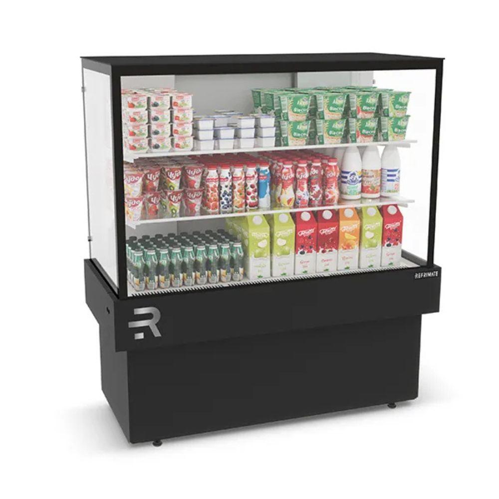 Vitrine Confeitaria Refrigerada Vanguard Plus Ar Forçado 110cm Tampo Aproveitável CVPRAF1100TA 220V - Refrimate