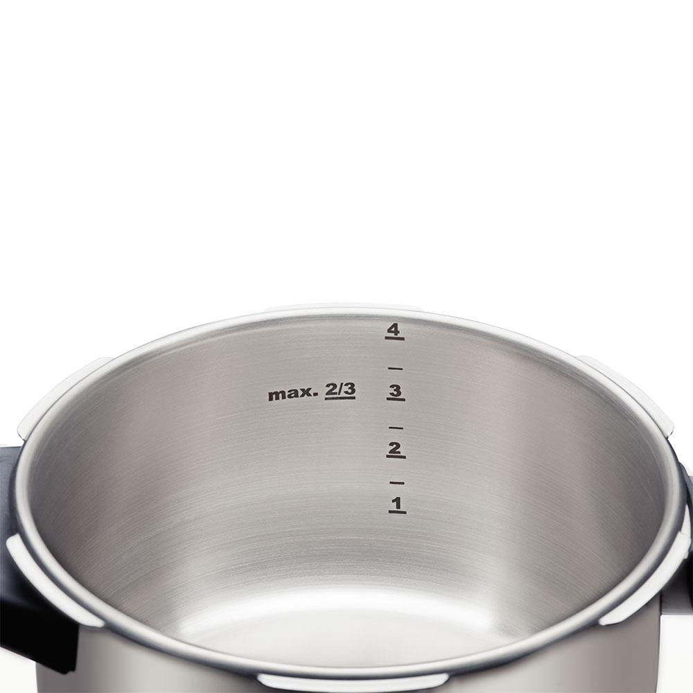 Panela de Pressão Solar Inox Fundo Triplo 5 Dispositivos de Segurança 22 cm 4,5 l - Tramontina 62513223