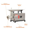 Moedor Picador de Carne Elétrico Comercial Boca 10 Sm-i 0,5cv CAF10 Bivolt - Caf P010221112