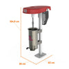 Despolpadeira de Açai e Cupuaçu 10l Motor 1/3cv 3 Peneiras Des-10 g3 Bivolt - Braesi B18351