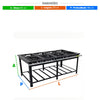 Fogão a Gás Baixa Pressão Industrial Maxi 40x40 8 Bocas 4 duplas M8D4 - Venâncio