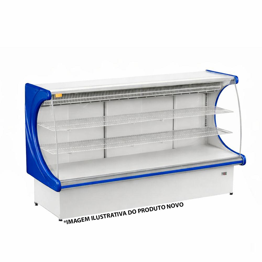 SEMINOVO - Câmara Panorâmica Refrigerada Serpentina 1,80m, VPRS 1800 Azul 220V - Refrimate