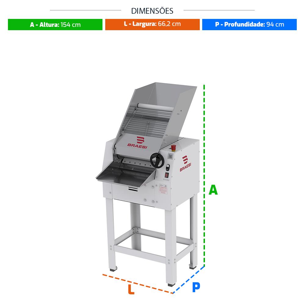 Cilindro Laminador Elétrico Industrial De Coluna CBPI-40/1 G3 Bivolt - Braesi B18865