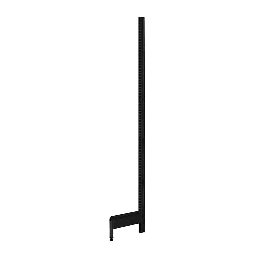 Gondola de Canto Prateleira Para Supermercados Preta New Plus 2,00mts 40x30 - Sa Gondolas