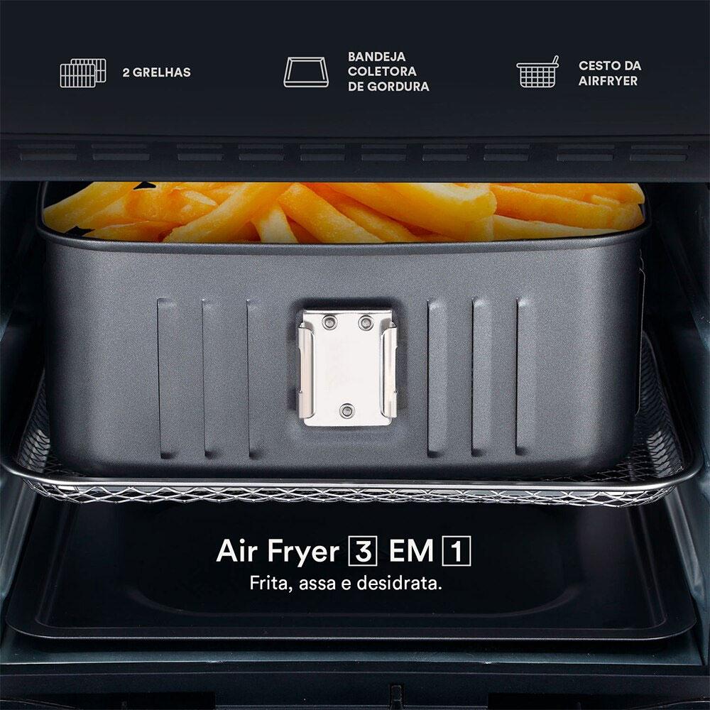 Air Fryer Fritadeira Sem Óleo Oven Digital Toutch Titanium 12L Premium EAF12T 220V - EOS B169225
