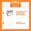 Kit - Forno Elétrico Industrial Roma Inox Feri110 + Grade Extra - Venâncio