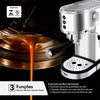 Cafeteira Expresso Italiana 3 em 1 Inox Dupla Saída Cafeteria Ecf01ec 220v - Eos B170566