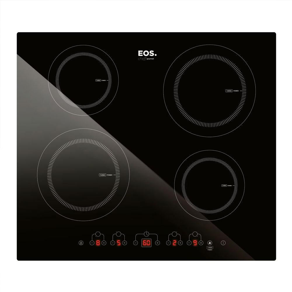 Fogão Cooktop De Indução 4 Bocas 7500W Cheff Gourmet ECI04EP 220V - EOS B166390