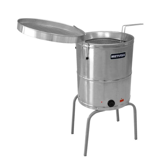 Fritadeira Elétrica Industrial Comercial Água e Óleo 23L 5000W FIE.20 220V - Metvisa