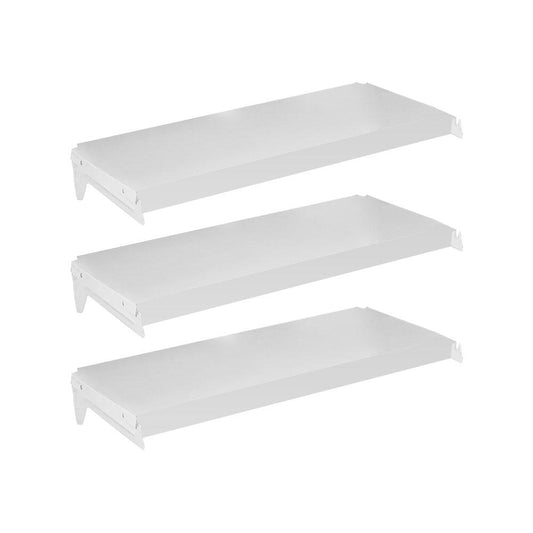 Kit 3 Bandejas Prateleiras 30x73 Ponta para Gôndolas New Plus Sem Porta Etiquetas - SA Gôndolas