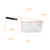Cesto Multiuso Quadrado Galvanizado Fritador Frce 5 e Frce 10 - Metalcubas