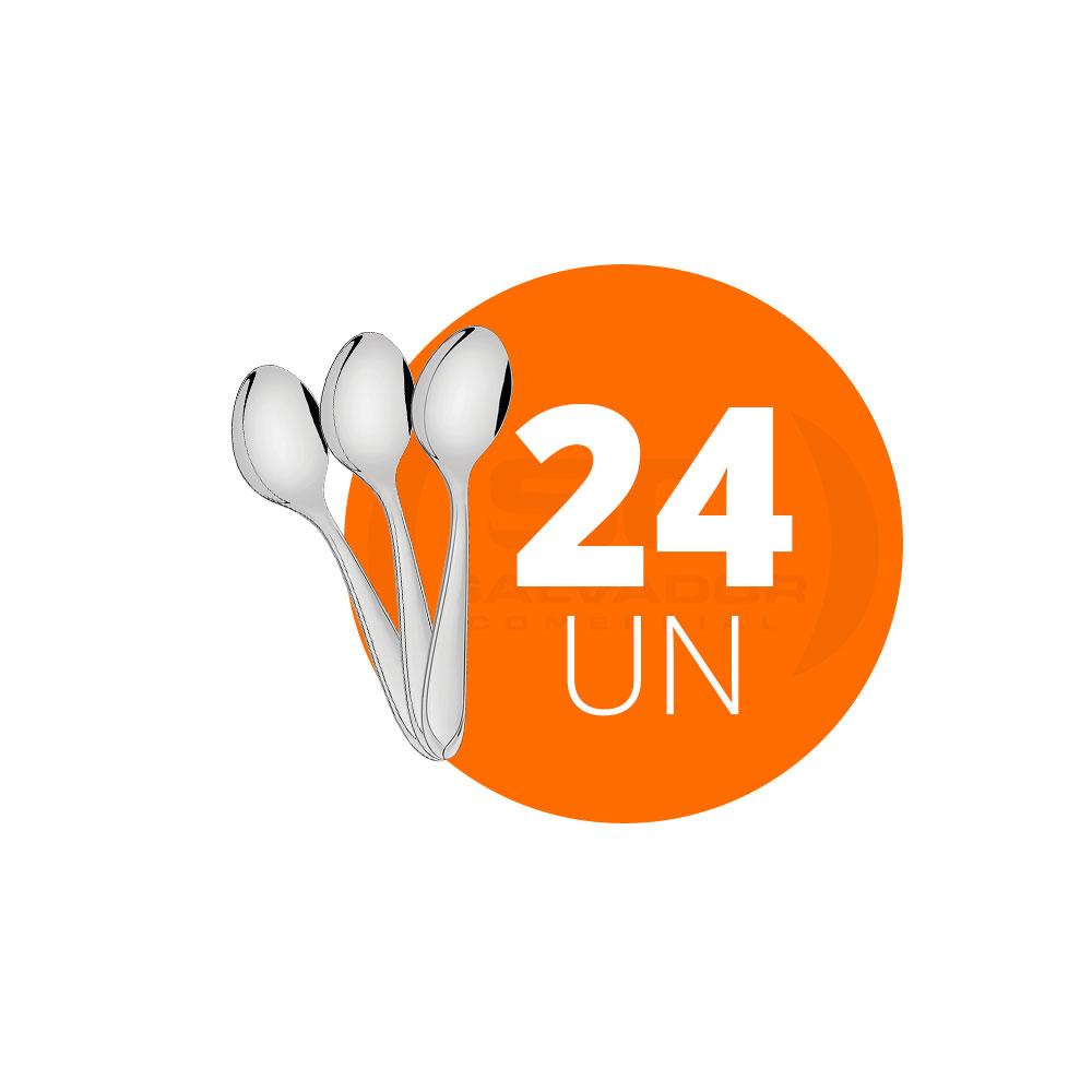 Kit - 24 Colheres de Chá Luxo Laguna Em Aço Inox Ccitop - Tramontina