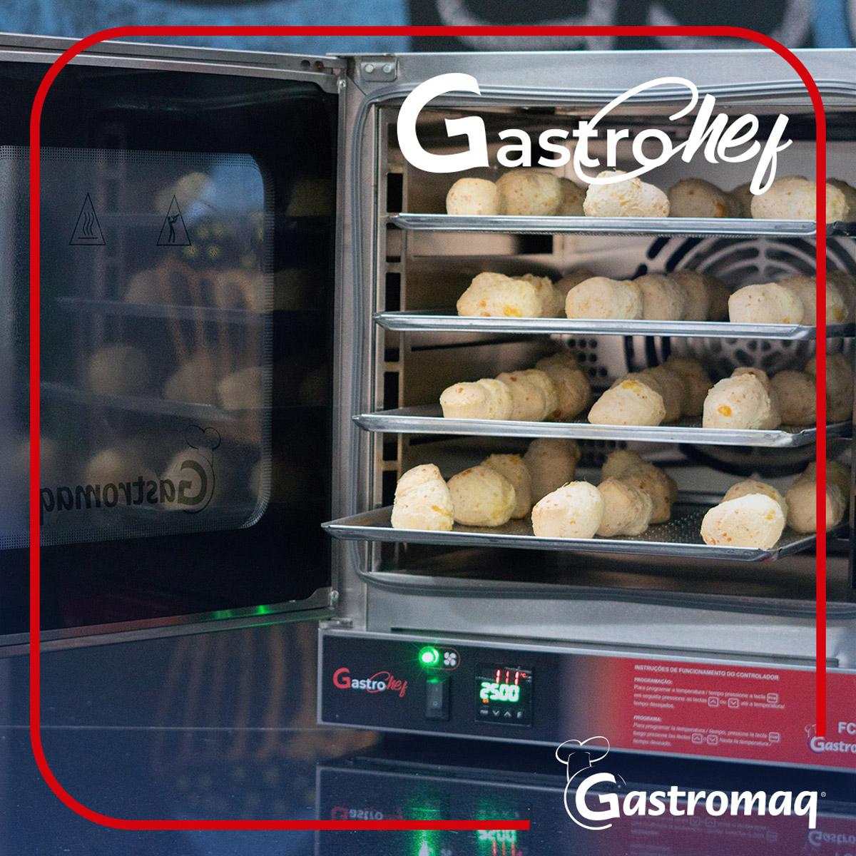 Forno Turbo Convector Cocção Inox Monofásico 220v Digital FC35 D - Gastromaq