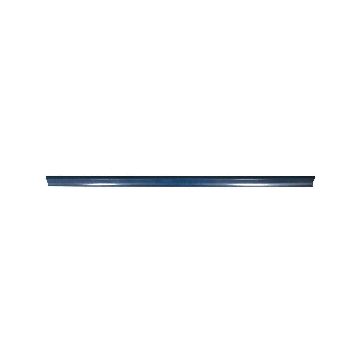 Kit - 10 Porta Etiqueta Simples 90cm Azul Com Acrílico New Plus/plus - Sa Gôndolas