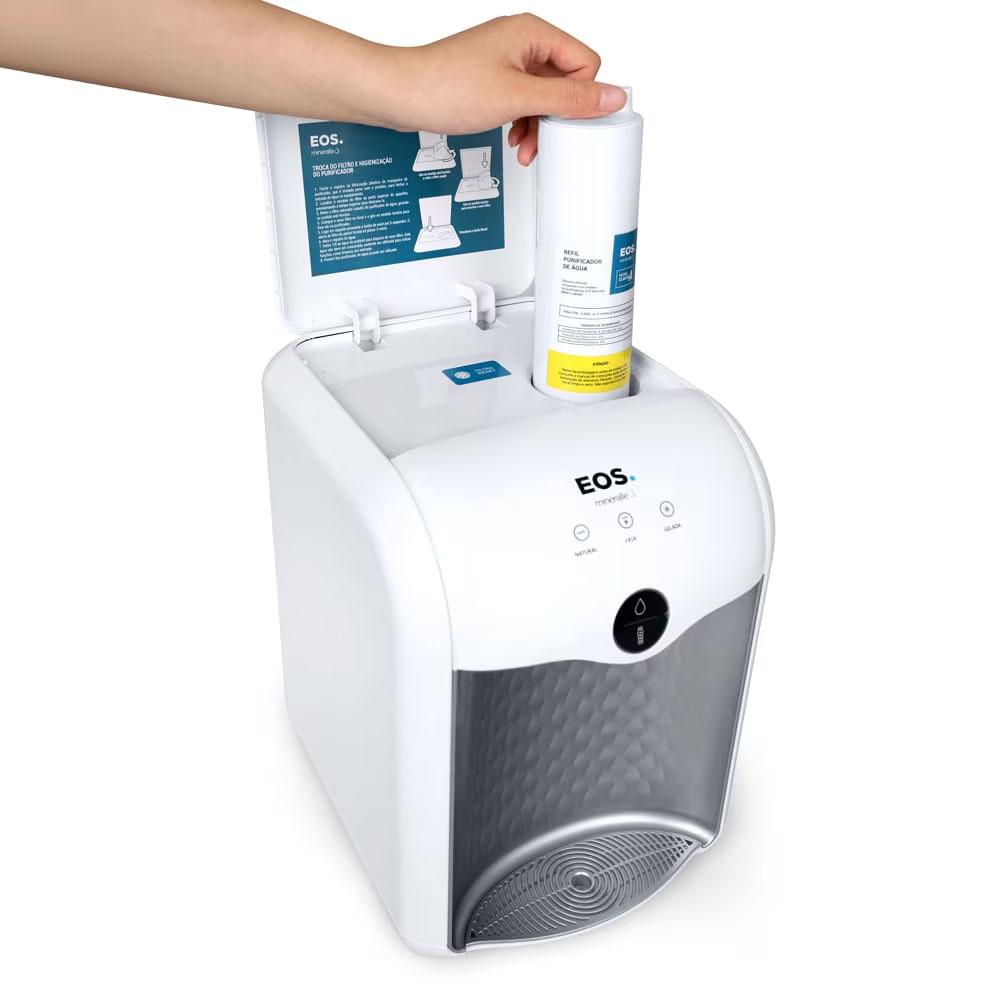 Bebedouro Purificador de Água Eletrônico 3 Temperaturas Mineralle EPE01B Branco Bivolt - EOS
